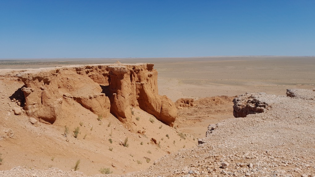 Flaming cliffs