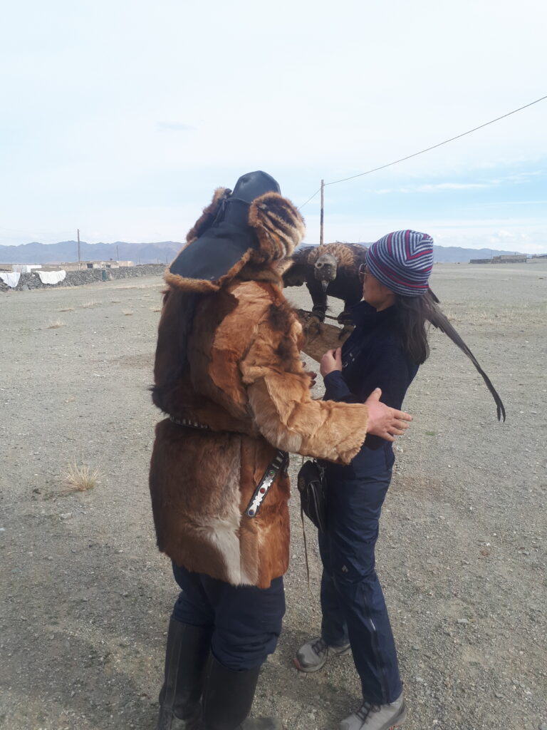 Kazakh eagle hunters