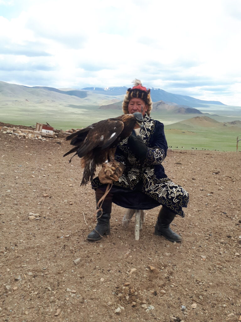 Kazakh eagle hunters