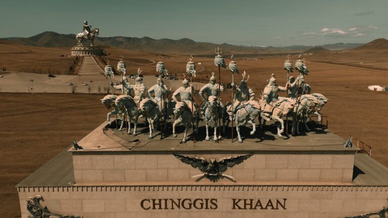 Chinggis khan's statue