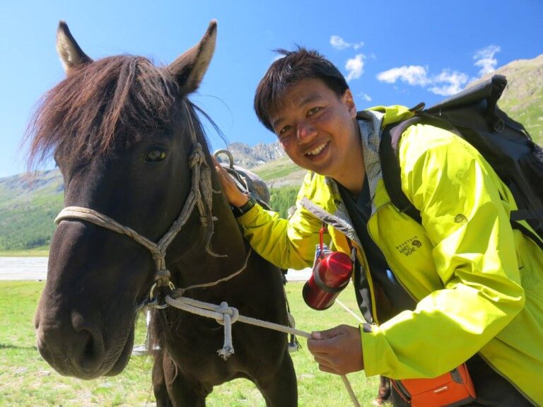 horse riding in Mongolia